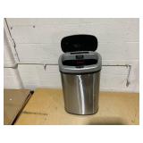 iTouchless SensorCan 50 Liter / 13 Gallon Kitchen Trash Can with Lid & Odor Filter  Motion Sensor Stainless Steel Garbage Bin for Home, Office, or Garage