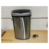 iTouchless SensorCan 50 Liter / 13 Gallon Kitchen Trash Can with Lid & Odor Filter  Motion Sensor Stainless Steel Garbage Bin for Home, Office, or Garage