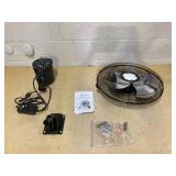 BEESTAR 18 inch High Velocity Wall Mount Fan Oscillating,Industrial Fan with 5 Speed Ventilation