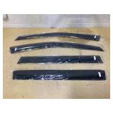 Window Visors Rain Guards for 2017-2025 Jeep Compass, Out-Channel Window Vent Wind Deflectors Visors Shades for 17-25 Compass
