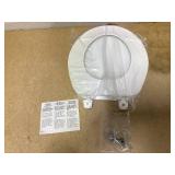 Bemis 70 Durable Plastic Toilet Seat, Round, White