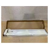GII Madera Falsa White Cordless Room Darkening Faux Wood Blind with 2 in. Slats 30 in. W x 64 in. L