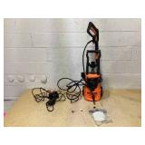 HIJOB Electric 3000 PSI Pressure Washer w/ 20 ft Hose, 4 Quick Connect Nozzles, Foam Cannon, Portable to Clean Patios Cars Fences Driveways