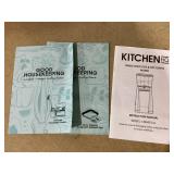 BUNDLE OF 3 Good Housekeeping Kitchen Cleaning Caddy, 10in Square Slide Out Griddle Pan w/Handle Covers, Kitchen HQ Electric Iced Coffee Maker with Tumbler