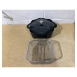 Curtis Stone 5.3-Quart Square Chef Sauté Pan - Black