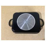BUNDLE OF 2 Curtis Stone Dura Pan+ Buffet Pan Pot or pan diameter: 9.6 inches (Missing Glass Lid)  Electric Warming Mat (Missing Storage Bag)