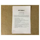 Kitchen HQ Cast Iron Ceramic Skillet 12.89"(L)x8.66"(W)x1.77"(H)