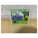 Denvest WiFi Water Timer with Brass Inlet, 1 Zone Smart Hose Timer, APP Remote Control Via 2.4Ghz WiFi, Voice Function Compatible with Alexa and Google Assistant for Sprinkler Drip Irrigation System
