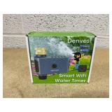 Denvest WiFi Water Timer with Brass Inlet, 1 Zone Smart Hose Timer, APP Remote Control Via 2.4Ghz WiFi, Voice Function Compatible with Alexa and Google Assistant for Sprinkler Drip Irrigation System