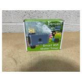 Denvest WiFi Water Timer with Brass Inlet, 1 Zone Smart Hose Timer, APP Remote Control Via 2.4Ghz WiFi, Voice Function Compatible with Alexa and Google Assistant for Sprinkler Drip Irrigation System