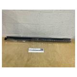 ASHLEYRIVER Room Divider Tension Curtain Rod,Adjustable Window Curtain Rod,No Drilling,Very Secure,Long Tension Rod-83-122 Inch,Black