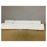 LOT OF 2 Ceekliybear Premium Foam Bed Bumpers for Toddler, Non-Slip Bed Rails for Toddlers for Twin, Queen, King Beds, Machine Washable Bumpers Cover for Easy Care(Size:52" x 7" x 5")