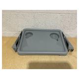 DMI Walker Tray, Rollator Tray, Mobility and Walker Accessory Tray Table Fits Most Standard Walkers, Folding with Two Cup Holders and Tool Free Assembly, 16 x 11.8 inch (Tray Only) (Minor Transit Dama