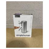 Simplehuman 9 oz. Touch-Free Rechargeable Sensor Liquid Soap Pump Dispenser, Brushed Stainless Steel