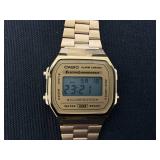 Casio Vintage Collection A168 Watch Case size (L× W× H) 38.6 × 36.3 × 9.6 mm (Slightly Used, Bracket Won