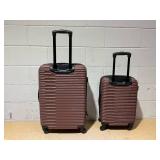 kensie Hillsboro Expandable Rolling Hardside Collection Set of 2 Upright dimensions- 25" L x 16.5" W x 11" H Carry-on dimensions- 19.5" L x 13.5" W x 5.9" H (Slightly Used)