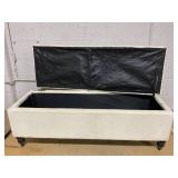 BFD Storage Ottoman Bench, 50.2" End of Bed Bench Ottoman with Storage