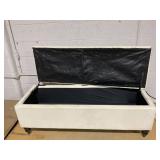 BFD Storage Ottoman Bench, 50.2" End of Bed Bench Ottoman with Storage