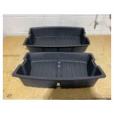 Trunk Organizer Storage Box for Tesla Model 3 2024 2025 2026, Two-Layers Storage Bins fits Tesla New M3 Trunk