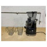 Aeitto Slow Juicer,Slow Masticating Juicer Machine with Big Wide 81mm Chute 900ml Cup