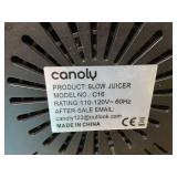 Canoly C16 Cold Press Juicer, 6" Extra Wide Feed Chute, 3-IN-1 Strainers (Juice & Sorbet & Nut Milk), Powerful AC Brushless Motor, Self Precut System, Juicer Machines with BPA-Free (Space Gray) (SLIGH