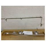 Zenna Home Rustproof Curved Shower Curtain Rod, No Drill Adjustable Curved Tension Shower Curtain Rod for Bathroom, Easy Install, Rounded for Extra Room and Comfort, 50 to 72 Inches, Satin Nickel