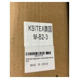 KSITEX Baby Changing Station Wall Mounted Baby Changing Table Foldable Diaper Changing Unit Commercial Restrooms Horizontal HDPE Meterial with Safrty Strap White Gray