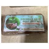 LOT OF 18 Organic Coco Coir Bricks- 100% Natural Compressed Coco Peat Brick