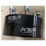 KSP 6x135 to 6x135 Wheel Spacers for F150, 1.5in 38mm Hubcentric 6 Lug Wheel Adapters for 2015-2025 F150 Expedition,Navigator with M14x1.5 Studs and 87.1mm Hub Bore, 4pcs Black