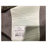 Jules JUL-09 Ink/Terracotta Printed Area Rug