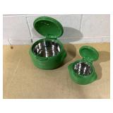 Kitchen HQ Large & Small Thermal Microwaveable Insulated Bowls w/Lids