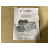 Kitchen HQ Large & Small Thermal Microwaveable Insulated Bowls w/Lids