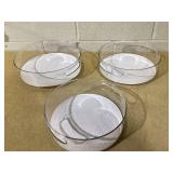 LOT OF 3 Improvements Clear High Wall Turntables