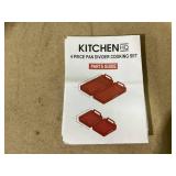Kitchen HQ 4-piece Silicone Sheet Pan Divider Inserts with Handles