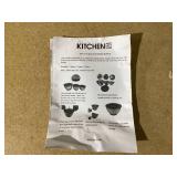 Kitchen HQ Set of 3 Stainless Steel Suction Mixing Bowls