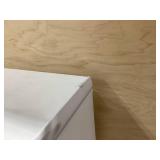 Vissani 4.9 cu. ft. Manual Defrost Chest Freezer with LED Light Type in White Garage Ready USED ( Minor Transit Damage)