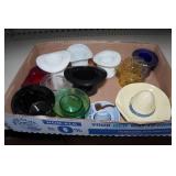 Glass and Decorative Hats - Some Fenton Glass and Decorative Hats - Some Fenton