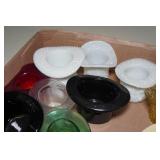 Glass and Decorative Hats - Some Fenton Glass and Decorative Hats - Some Fenton