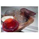 Glass and Decorative Hats - Some Fenton Glass and Decorative Hats - Some Fenton
