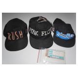 Vintage Tour Hats and Concert Tickets - Rush, Pink Floyd, Judas Priest Vintage Tour Hats and Concert Tickets - Rush, Pink Floyd, Judas Priest