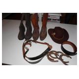 Cowboy Boots, Hat, Belts - Horseshoes Cowboy Boots, Hat, Belts - Horseshoes