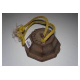 John C Kupferle Foundry 20 Lb Octagon Horse Tether Weight - 1857 John C Kupferle Foundry 20 Lb Octagon Horse Tether Weight - 1857