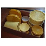 Vintage Yellow Tupperware Set Vintage Yellow Tupperware Set
