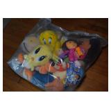 Plush Toys - Tweety, Rugrats, Dora, Patty Mayonnaise, Taz Plush Toys - Tweety, Rugrats, Dora, Patty Mayonnaise, Taz