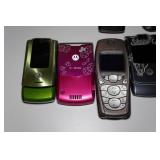 Assorted Vintage Cell Phones and Chargers Assorted Vintage Cell Phones and Chargers