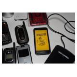 Assorted Vintage Cell Phones and Chargers Assorted Vintage Cell Phones and Chargers