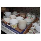 Assorted Cups, Mugs, and Pitchers Assorted Cups, Mugs, and Pitchers