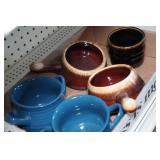 Stoneware Bean Pots - McCoy Stoneware Bean Pots - McCoy