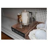 Assorted Glassware and Serving Assorted Glassware and Serving