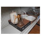 Assorted Glassware and Serving Assorted Glassware and Serving